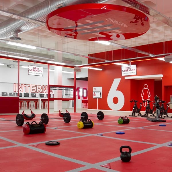 A view of a Virgin Active Red Club gym floor, which is an option for Virgin Active gym memberships in South Africa.